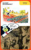 Disney Humour Les Mormons Fiche Illustrée Documentée Peuples Et Pays - Sonstige & Ohne Zuordnung