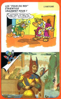 Disney Humour Les Fous Du Roi  Fiche Illustrée Documentée Histoire - Other & Unclassified