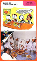 Disney Humour Le Ramadan Repas  Fiche Illustrée Documentée Jeux Et Fetes - Other & Unclassified