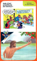 Disney Humour Le Supplice De Tantale  Fiche Illustrée Documentée Mythes Et Croyances - Sonstige & Ohne Zuordnung