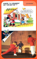 Disney Humour Le Cri Qui Tue Canne Francaise  Fiche Illustrée Documentée Sport Sports - Autres & Non Classés