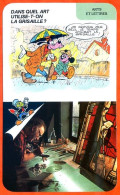 Disney Humour La Grisaille  Vitrail Vitraux Fiche Illustrée Documentée Arts Et Lettres - Andere & Zonder Classificatie