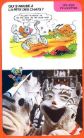 Disney Humour La Fete Des Chats Ypres Belgique  Fiche Illustrée Documentée Jeux Et Fetes - Other & Unclassified