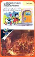 Disney Humour La Cour Des Miracles Fiche Illustrée Documentée Histoire - Other & Unclassified