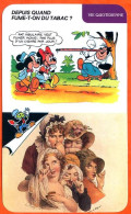 Disney Humour Fumer Le Tabac  Fiche Illustrée Documentée Vie Quotidienne - Autres & Non Classés