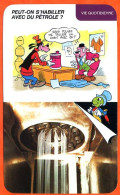 Disney Humour Habillement Tissus Pétrole  Fiche Illustrée Documentée Vie Quotidienne - Other & Unclassified
