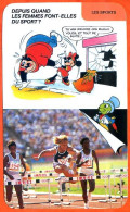 Disney Humour Depuis Quand Les Femmes Font Elles Du Sport 100 M Haies  Fiche Illustrée Documentée Sport Sports - Other & Unclassified