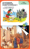 Disney Humour Batisseurs De Cathédrales Charlemagne Aix La Chapelle  Fiche Illustrée Documentée Arts Et Lettres - Other & Unclassified