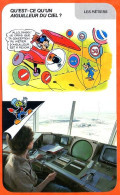 Disney Humour Aiguilleur Du Ciel Aviation  Tour Contrôle Orly  Fiche Illustrée Documentée Métier Métiers - Autres & Non Classés