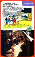 Disney Humour Transports Vie Sous Marin Nucléaire ? Détente Cafétéria Sous Marin  Fiche Illustrée Documentée - Andere & Zonder Classificatie