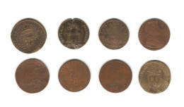 613/ FRANCE : 8 Jetons : Henri III - Louis XIIII - Louis XV - Louis XVI - Royal / Of Nobility