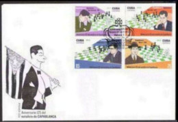 2583  Chess - Echecs - Capablanca FDC 2013 - Cb - 3,65 . - Echecs