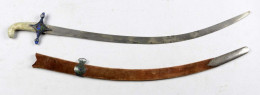 Indo-Persian Shamshir With Scabbard. - Armes Blanches