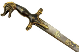Beautiful 18th-19th C. Mughal Indian Shamshir Sword - Armes Blanches