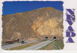 Interstate 80 Nevada US.2 Tunnels 1993 Feet Long And Another For The Train Passes Under A Mountain Truck 2 Scs - Las Vegas