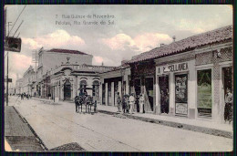 RIO GRANDE DO SUL-PELOTAS- ESTABELECIMENTO COMERCIAL -Rua Quinze De Novembro( Edição De A Miscellanea Nº 7)carte Postale - Porto Alegre