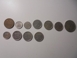 11 Niederlande Münzen 1961-1991: 5 Cent 1976, 10 Cent 1961, - 1948-1980 : Juliana