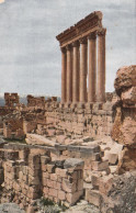 BAALBEK (Liban) - Les SiX Colonnes Du Temple De Jupiter - Cpa écrite En 127 - Bon état - Liban