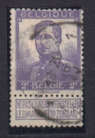 BELGIUM  STAMPS, 1912. Sc.#101, USED - 1915-1920 Albert I