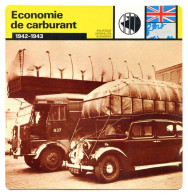 Economie DE CARBURANT 1942 1943  Guerre 1939 1945  Politique Intérieure Economie Fiche Illustrée - History