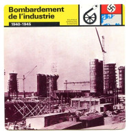 BOMBARDEMENT DE L'INDUSTRIE 1940 1945 Guerre 1939 1945  Politique Intérieure Economie Fiche Illustrée - History