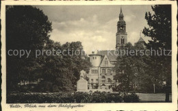 71570753 Celle Niedersachsen Blick Aus Dem Schlossgarten Denkmal Kirchturm Alten - Celle