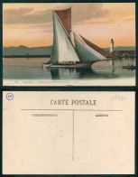 BARCOS SHIP BATEAU PAQUEBOT STEAMER [ BARCOS # 05427 ] - CANNES SAILING BOAT TARTANE - Sailing Vessels