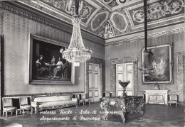 CARTOLINA  C21 CASERTA,CAMPANIA-PALAZZO REALE-SALA DI RICEVIMENTO-APARTAMENTO DI FRANCESCO II-VIAGGIATA 1965 - Caserta