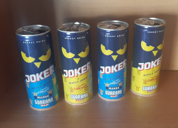 NIKOLA JOKIC-Guarana No Sleep JOKER-Lot Of 4pcs EMPTY CANS-Energy Drink 0,25l - Cannettes