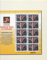 GUERNSEY  783-784, 2 Kleinbogen, Postfrisch **, Europa CEPT: Nationale Feste Und Feiertage, 1998 - Guernesey