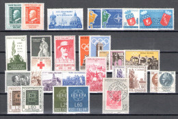 1959 Italia Repubblica, Francobolli Nuovi, Annata Completa 29 Valori, MNH** - Volledige Jaargang