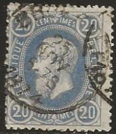 Belgique N°31 (ref.2) - 1869-1883 Leopold II.