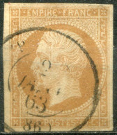 FRANCE - Y&T  N° 13A (o)...petit Cachet à Date - 1853-1860 Napoleon III