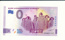 Billet Touristique 0 Euro - MUSÉE OCÉANOGRAPHIQUE DE MONACO MISSION POLAIRE - UEAW - 2023-4 - N° 1983 - Andere & Zonder Classificatie