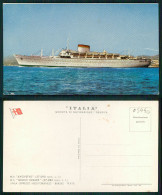 BARCOS SHIP BATEAU PAQUEBOT STEAMER [ BARCOS # 05440 ] - ITALIA SOCIETA NAVIGAZIONE GENOVA AUGUSTUS GIUGLIO CESARE - Segelboote