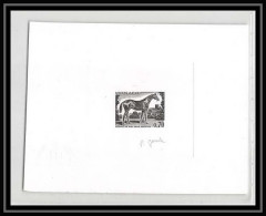 2128 Epreuve D'artiste Artist Proof Monaco Y&t 838 Cheval Chevaux Horse Horses Signe Gandon - Paarden