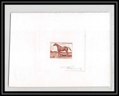 2124 Epreuve D'artiste Artist Proof Monaco Y&t 822 Cheval Chevaux Horse Horses Signe Gandon - Paarden