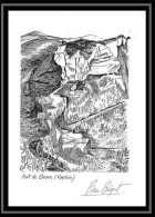 2089 Epreuve D'artiste Artist Proof France Encre De Chine FORT DE BUOUX Vaucluse Signé Signed Autograph Pierre Bequet - Artistenproeven