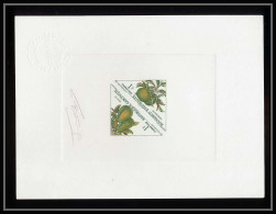 0944 Epreuve D'artiste Artist Proof Gabon Gabonaise N°36/37 Avocat Mandarine Avocadot Mandarin Signé Signed Betemps - Fruit