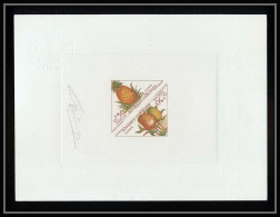 0945 Epreuve D'artiste Artist Proof Gabon Gabonaise 34/35 Ananas Pineapple Mangue Mango Fruit Frut Signé Signed Betemps - Gabun (1960-...)