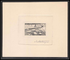 0771 Epreuve D'artiste Artist Proof Saint Pierre Et Miquelon Y&t 25 Caravelle Avion (plane) Signé Signed Autographe - Imperforates, Proofs & Errors