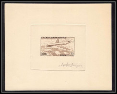 0775 Epreuve D'artiste Artist Proof Saint Pierre Et Miquelon Y&t 25 Caravelle Avion (plane) Signé Signed Autographe - Flugzeuge