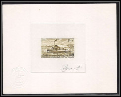 0749 Epreuve D'artiste Artist Proof Centrafricaine Y&t 65 Bateau (bateaux Ship Ships) Vapeur Ballay Bangui Signé Signed - Centrafricaine (République)