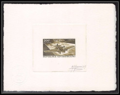 0657 Epreuve D'artiste Artist Proof Centraficaine Y&t 51 Junker 52 Avion (plane Planes Avions) Signé Signed Autograph - Flugzeuge