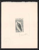0647 Epreuve D'artiste Artist Proof Mauritanie Y&t 75 Jeux Olympiques Olympics Grenoble 68 Signé Signed Autograph Ski - Hiver 1968: Grenoble