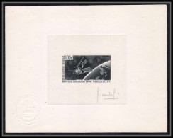 0594 Epreuve D'artiste Artist Proof Senegal Y&t 52 Espace (space) Satellite D1 Signé Signed Autograph Combet - Afrique