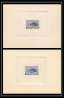 0488/ Lot De 2 Epreuve D'artiste Artist Proof Cote Francaise Des Somalis Y&t 292 Poissons Fish Poisson Perroquet De Mer - Autres & Non Classés