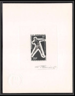 0266 Epreuve D'artiste Artist Proof Nouvelle-Caledonie PA Y&t 107 Lancer De Poids Shot Put Signé Signed Autograph Betemp - Imperforates, Proofs & Errors