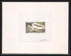 0259 Epreuve D'artiste Artist Proof Nouvelle-Caledonie Y&t 109 Avion Plane Ligne NOUMEA PARIS Signé Signed Guillarmic - Airplanes