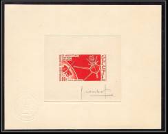 0254 Epreuve D'artiste Artist Proof Mautitanie PA 50 Espace Space Satellite Fr1 Fusee Rocket Scout Signé Signed - Afrika